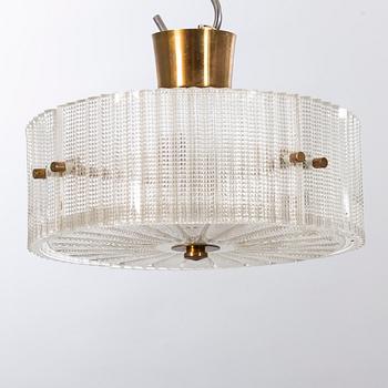 CARL FAGERLUND taklampa 1960/70-tal Orrefors.