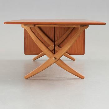 Hans J. Wegner, matbord med klaffar, Andreas Tuck, AT-314, Danmark 1950-60-tal.