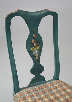 STOLAR, 7 st, senbarockstil, 1800-tal.