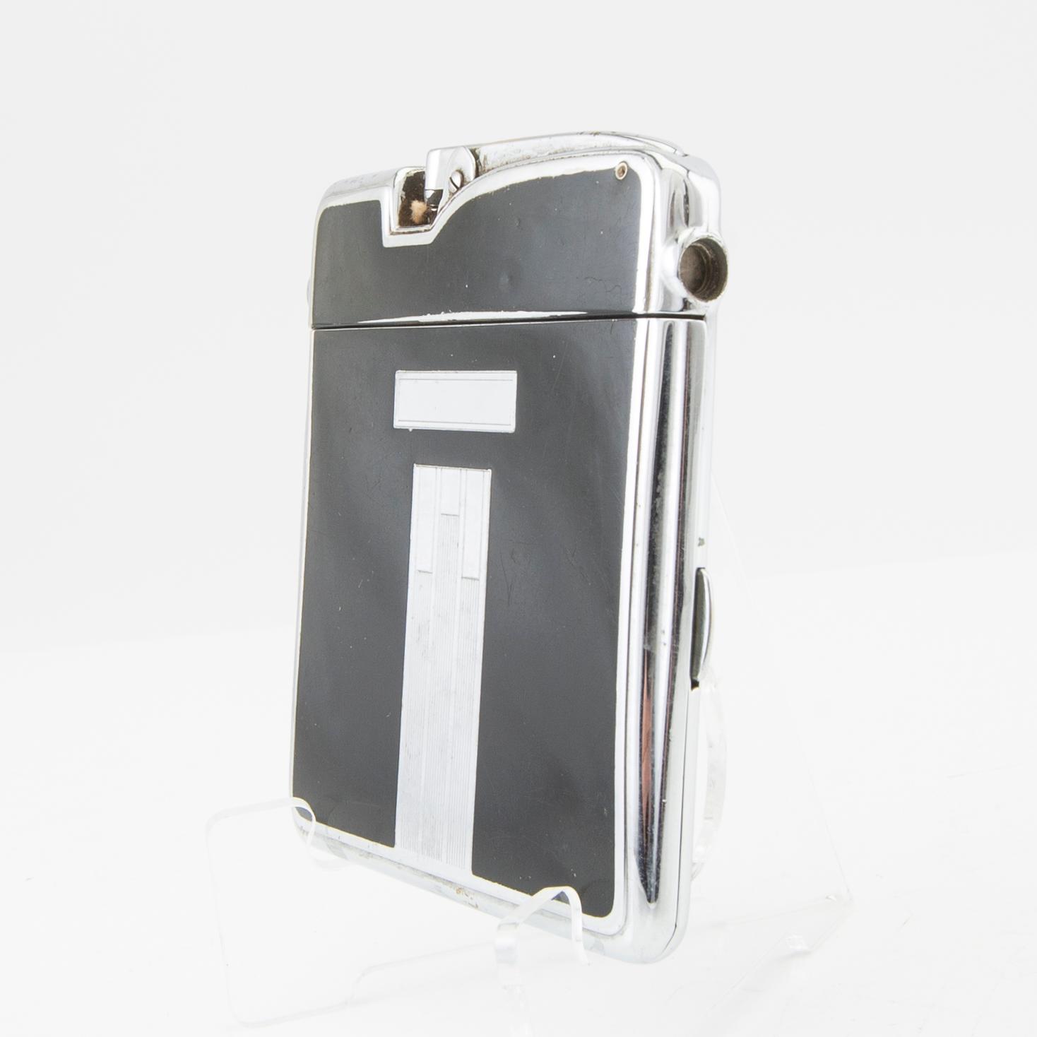 Ronson cigarettfodral med tändare "Tenacase" USA 1940/50-tal.