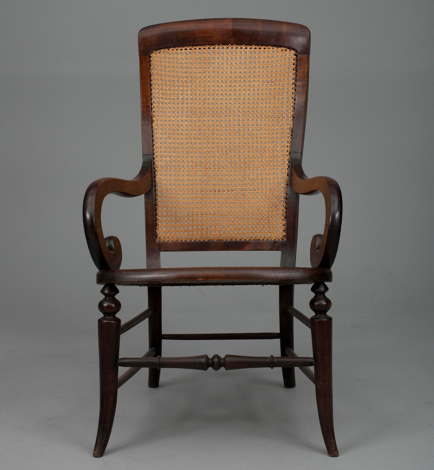 KARMSTOL, England, 1800-talets slut.