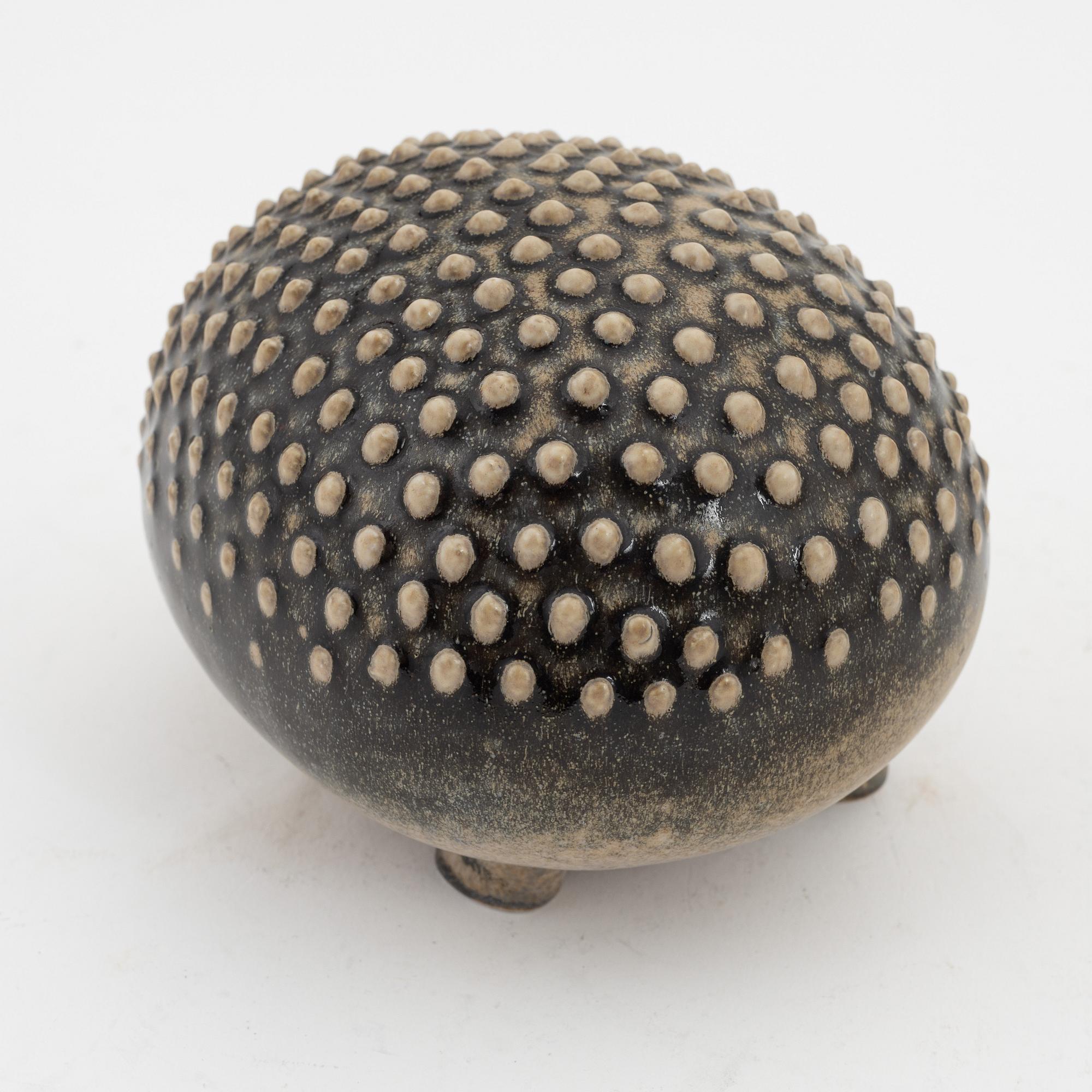 Lisa Larson, a stoneware figurine of a hedgehog, for Nordiska