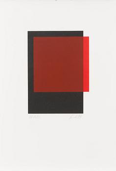 Portfolio of ten serigraphs, signed and dated -94, numbered EA 14/50.