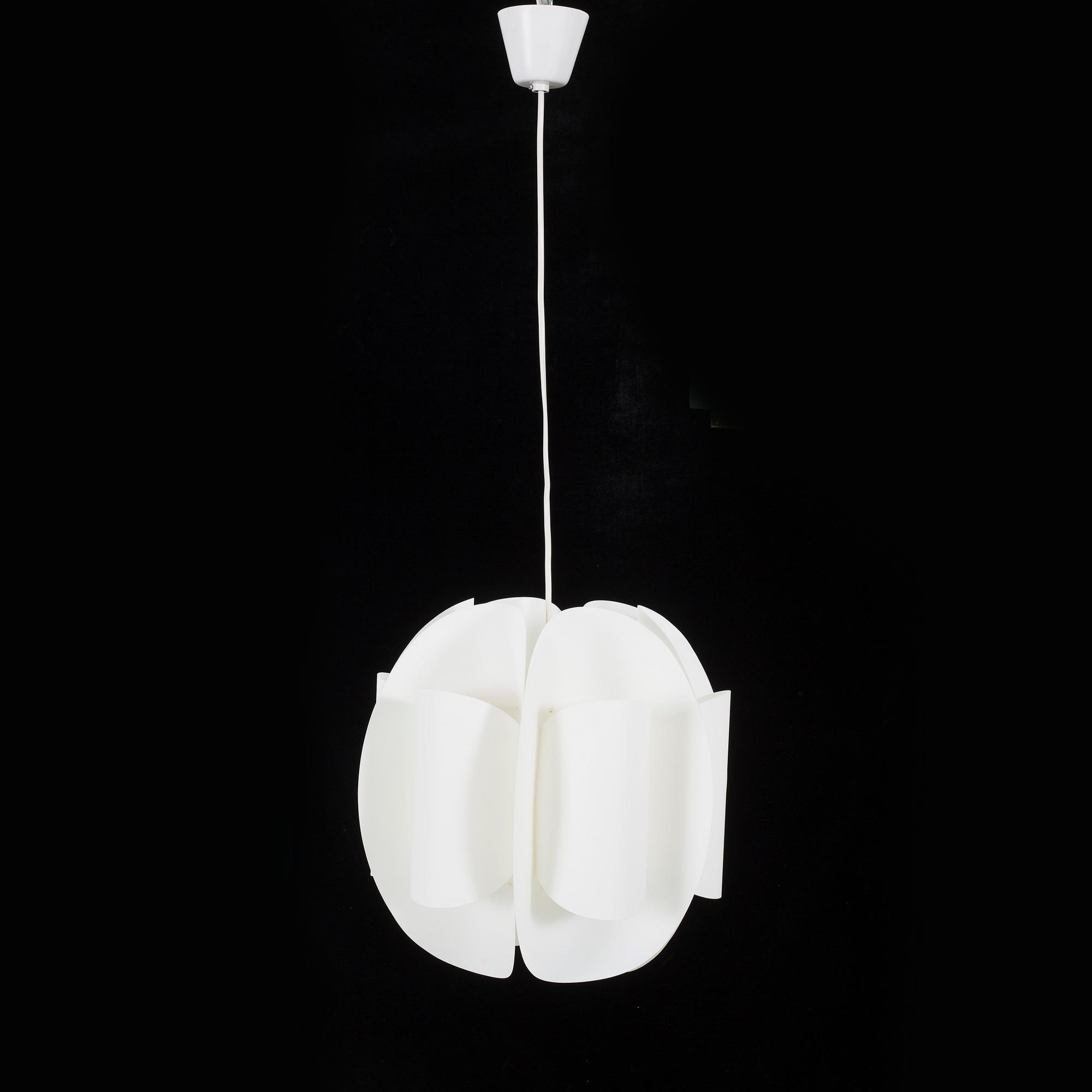 A 1960/70s Maxi Circle ceiling lamp, Denmark.