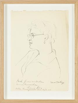Einar Jolin, Portrait of Tatiana Angelini-Jolin.