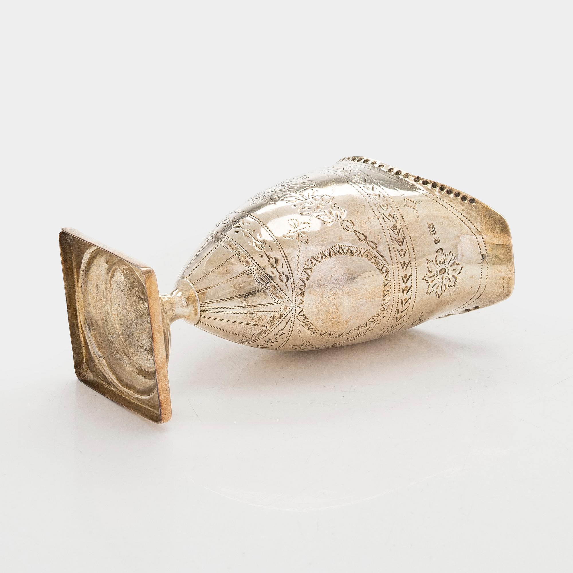 Solomon Hougham, kermakko, sterlinghopeaa, Lontoo 1793.