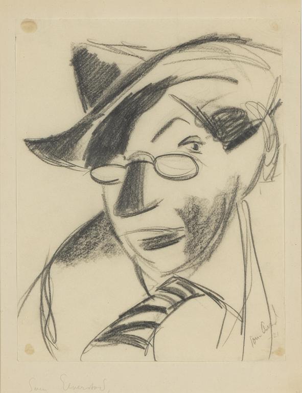 John Jon-And, Portrait depicting Sven Elvestad.