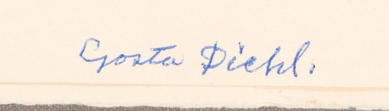 Konstnärsmapp med arbeten av olika finska konstnärer, 1944.