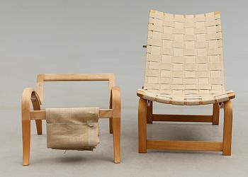 VILSTOL, "Liggstol nr 36", OCH FOTPALL, Bruno Mathsson, Firma Karl Mathsson, Värnamo, 1941.