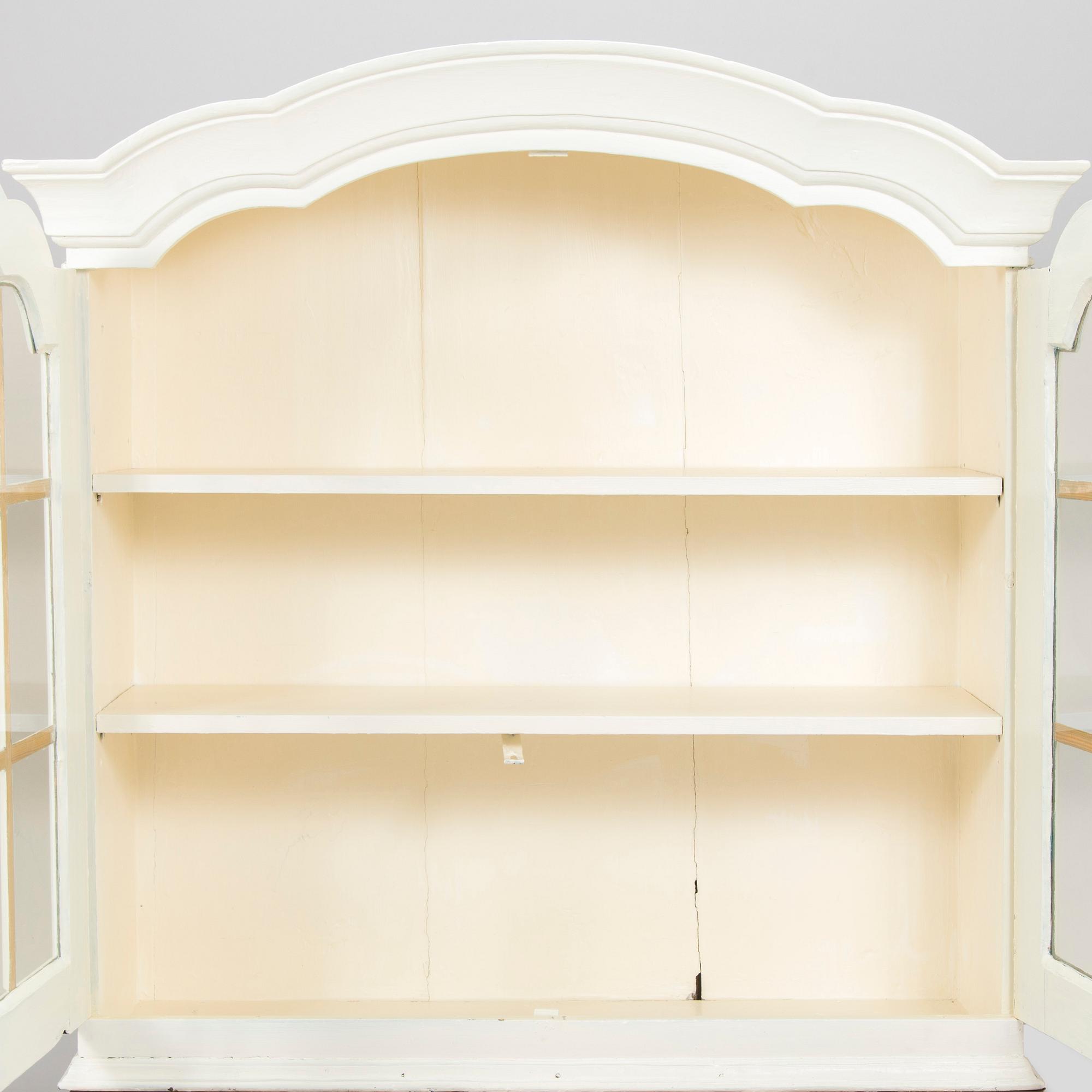 A Swedish Rococo cupboard, 18th century.