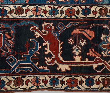 MATTA, antik Bakshaish, ca 693 x 398,5 cm, daterad "1298"AH/1880 AD sannolikt.