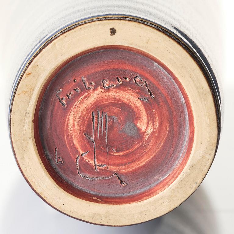 Berndt Friberg, a stoneware vase, Gustavsberg Studio, Sweden 1960.