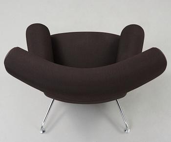 HANS J WEGNER, fåtölj "Ox-Chair", sannolikt producerad av AP-stolen, Danmark 1960-tal.