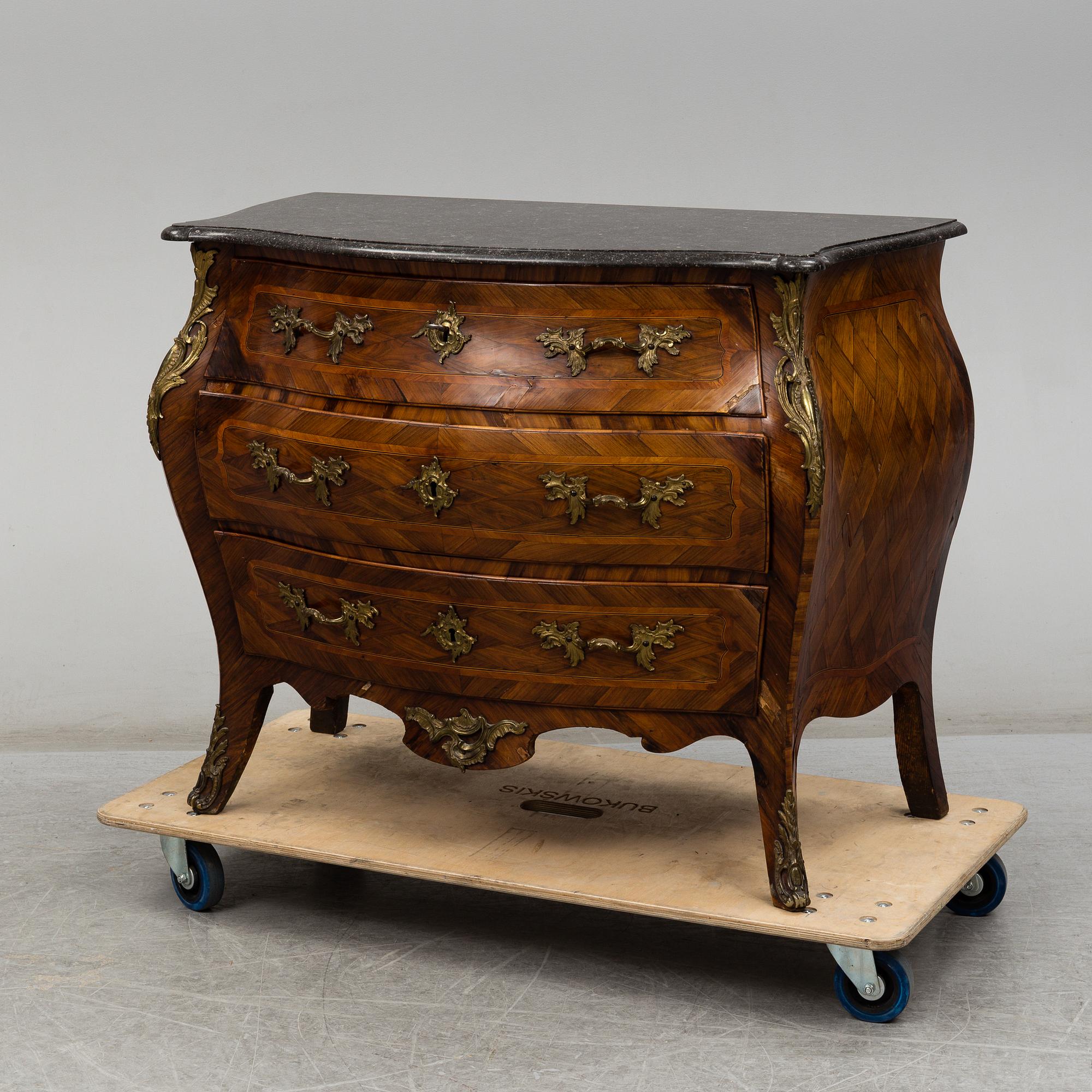 BYRÅ, stockholmsarbete, 1700-talets andra hälft, rokoko.