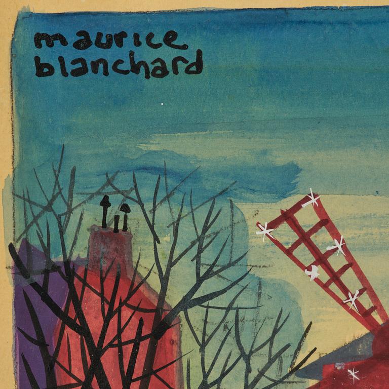 Maurice Blanchard, Vid Moulin Rouge.