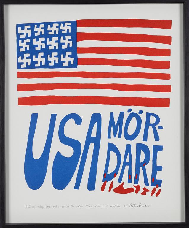 Carl Johan De Geer,  "USA-mördare".