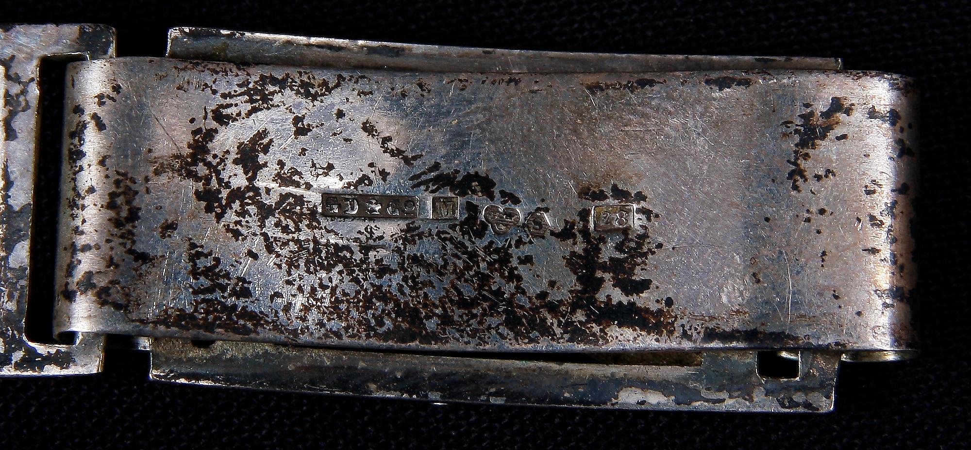 PARTI SILVERSMYCKEN, 3 st, 1940-60-tal, bla Stigbert, Stockholm.