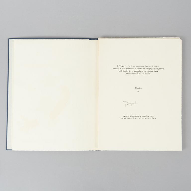 DERRIÈRE LE MIROIR No 187, 1970. Signed by Paul Rebeyrolle.