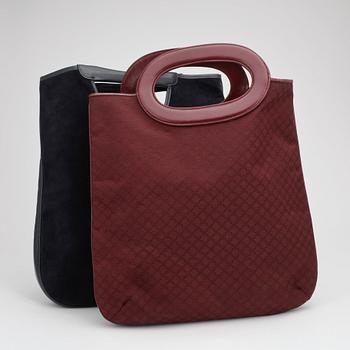 CÉLINE, two monogrammed canvas bags.