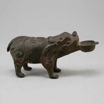 A archaistic bronze vessel, south east asia, 20th Century.