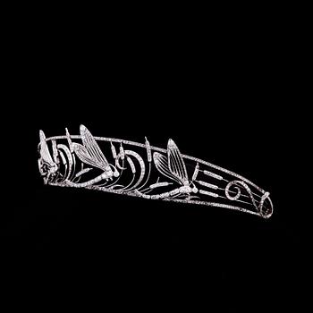 Tiara, Boucheron, 1909, platina med diamanter, signerad Boucheron Paris.
