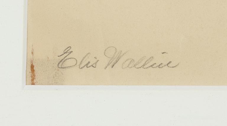 John Jon-And, charcoal drwaing on paper, signed Jon-And.