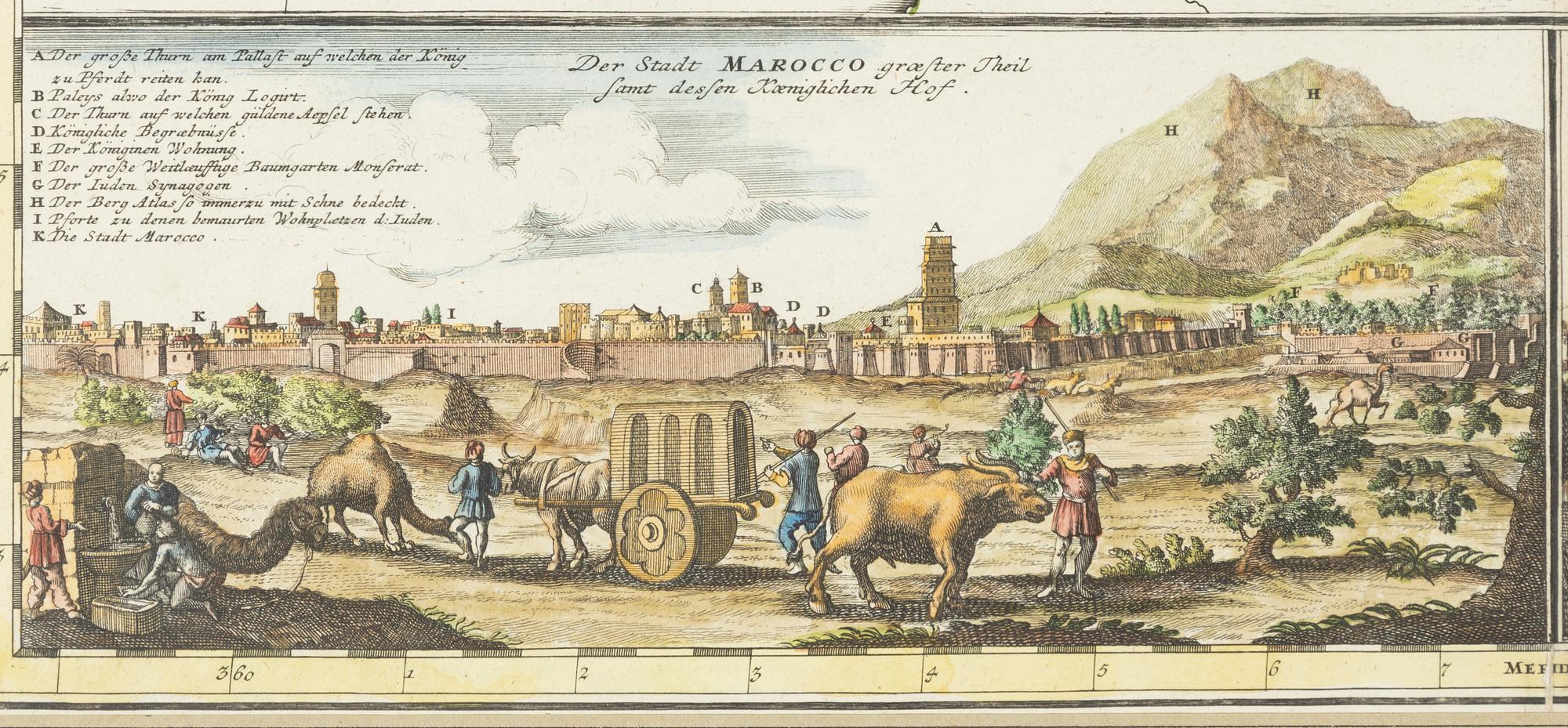 Johann Christoph Homann, "Marocca Norum".