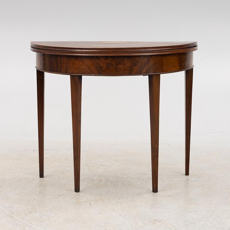 Card table, 19th century.