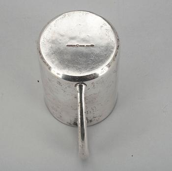 MUGG, silver, Lindman, Helsingfors 1917. Vikt 105 g.