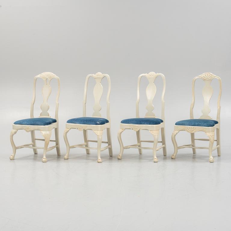 Four 18th Century Chairs.