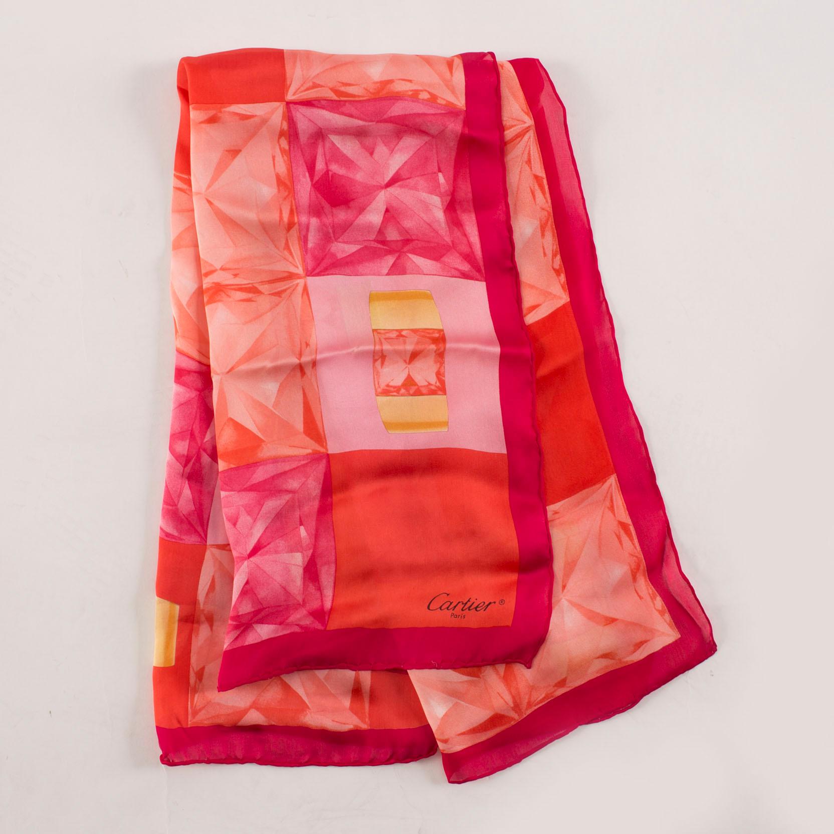 CARTIER, scarf.
