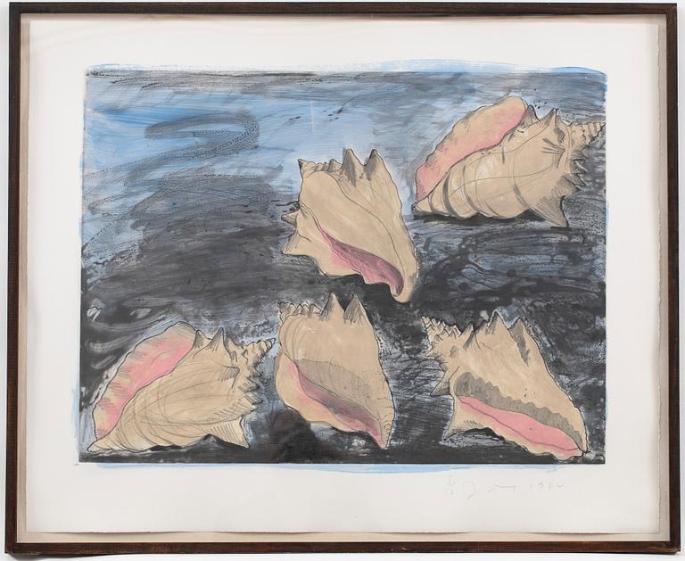 Jim Dine, "FIVE SHELLS", 1982.