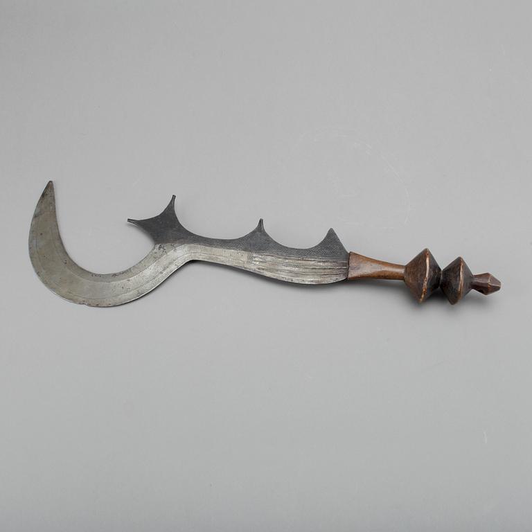 NGOMBE, bödelssvärd, Kongo, troligen 1800-tal.