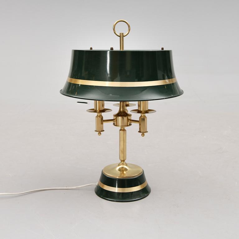 BORDSLAMPA, mässing, Örsjö, 1900-talets andra hälft.