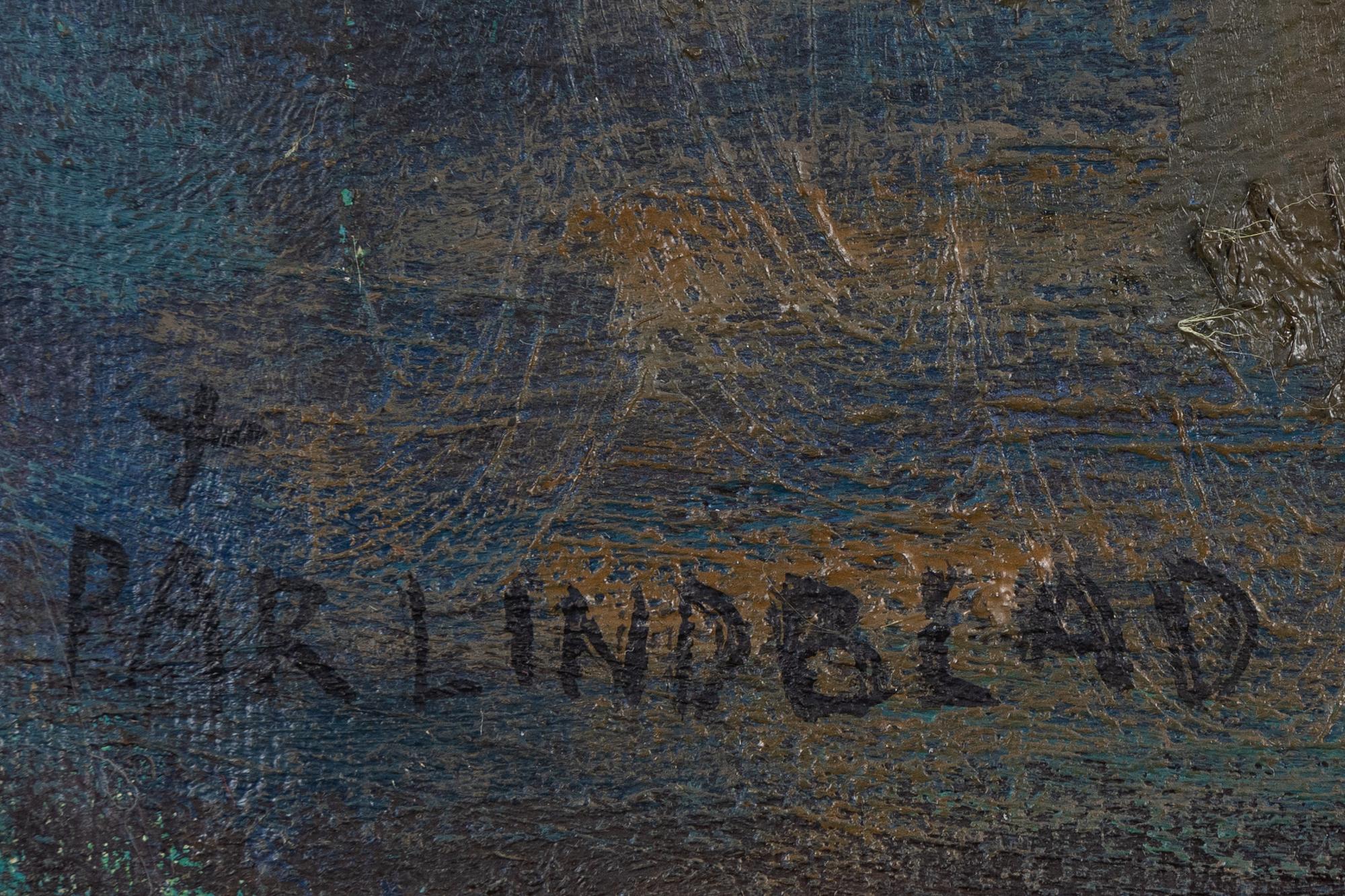 Pär Lindblad, oil on canvas, signed Pär Lindblad and dated Paris Aout 47 on verso.