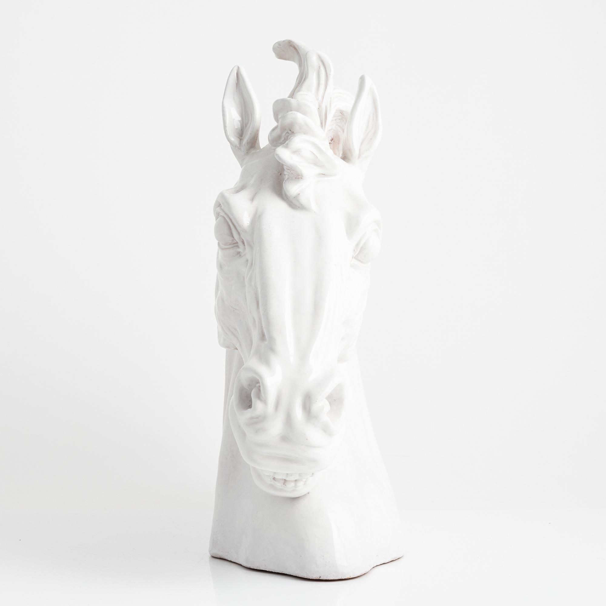 A ceramic figurine of a horse, Italy, later part of the 20th Century.