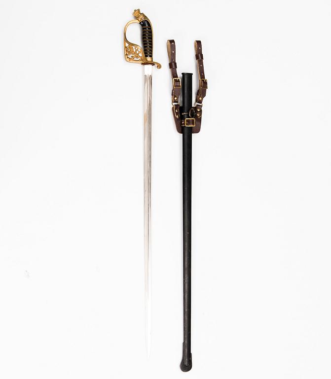 An officer's sword, WKC, Solingen Germany 1930s-1940s.