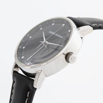 GEORG JENSEN, wristwatch,  design Henning Koppel. 32mm.