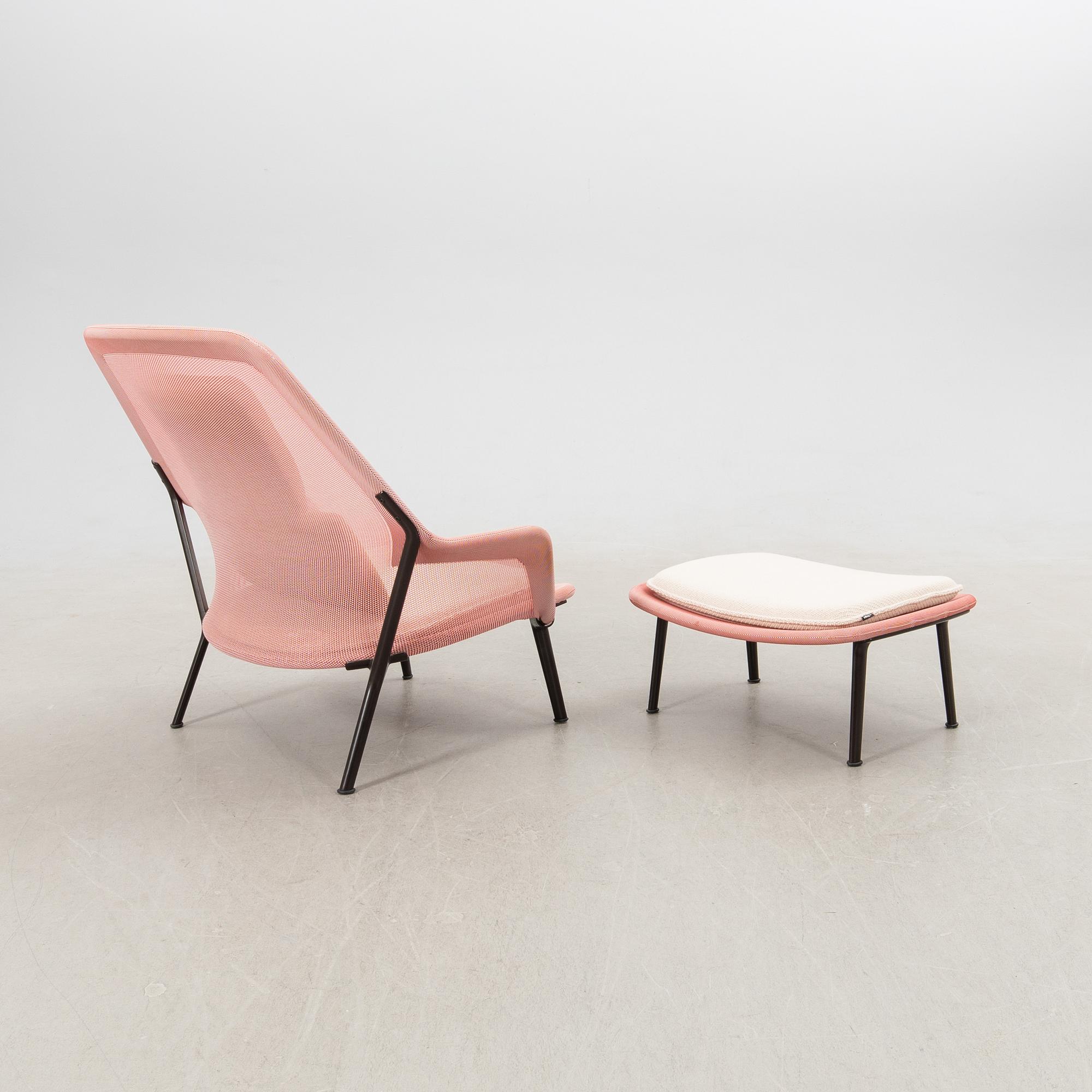 Ronan & Erwan Bouroullec, "Slow chair", Vitra, armchair and footstool.