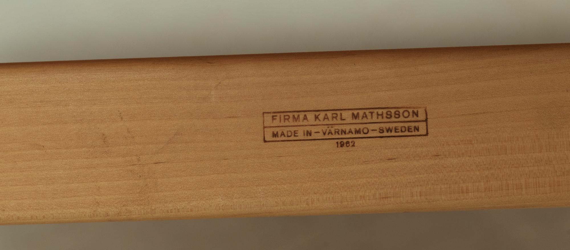 DAGBÄDD, "T 303, Berlin 60", Bruno Mathsson för firma Karl Mathsson, Värnamo.