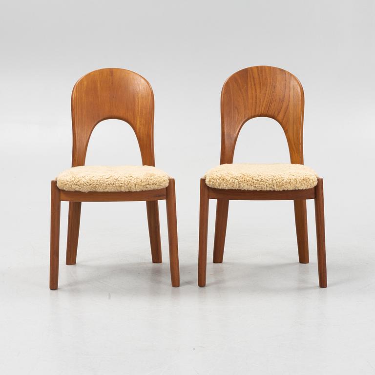 Niels Koefoed, six chairs, Denmark, 1960's.