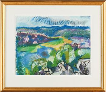 Knut Irwe · KNUT IRWE, krita, signerad.