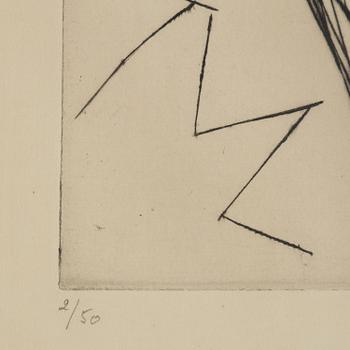 Pablo Picasso, "Portrait de Dora Maar au Chignon II".