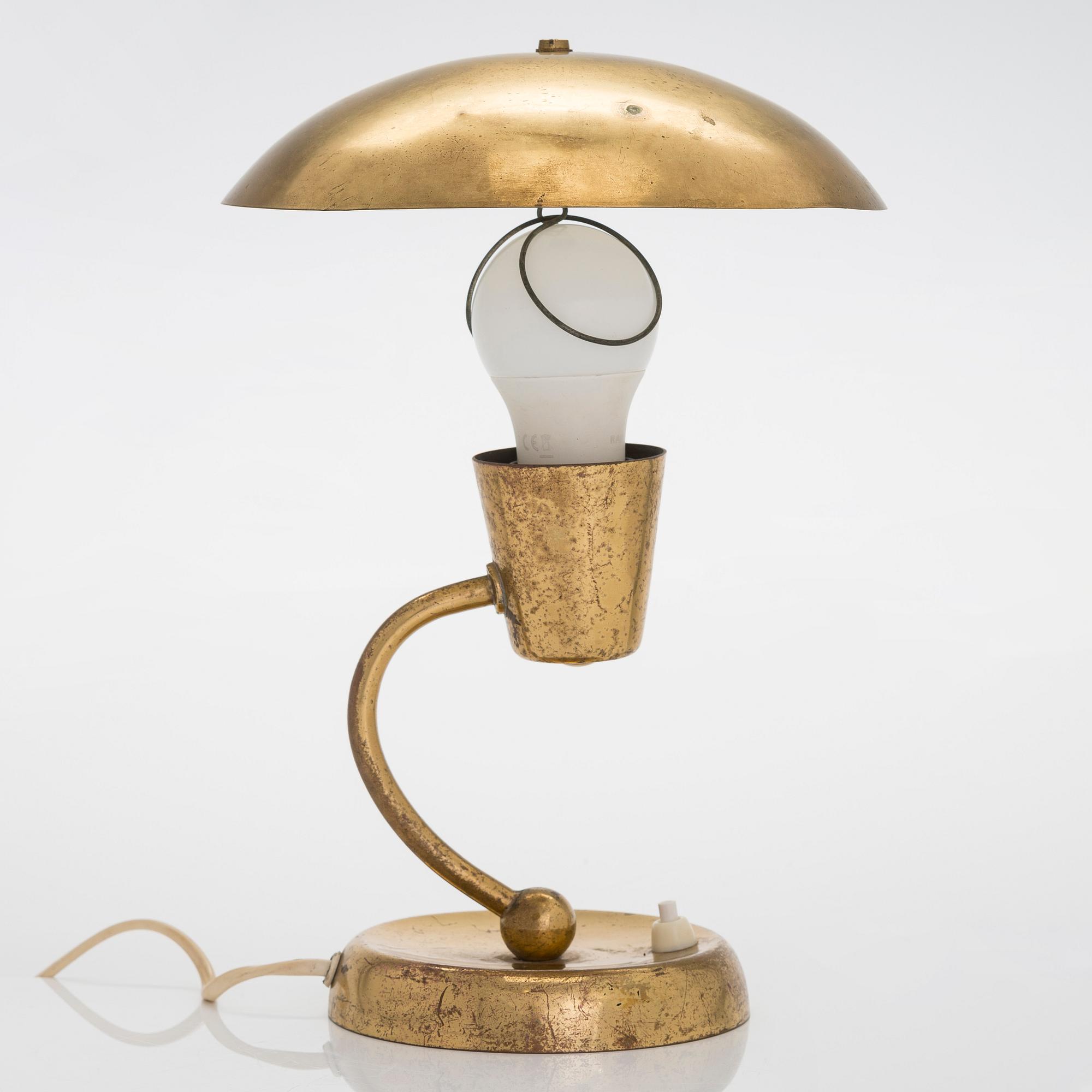 Bordslampa, modell EV 59 för Itsu 1900-talets mitt.