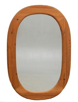 A Swedish 1970/80s pine Glasmäster mirror.