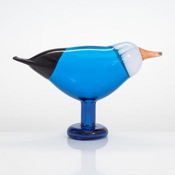 Oiva Toikka, a glass bird, signed O. Toikka Nuutajärvi.