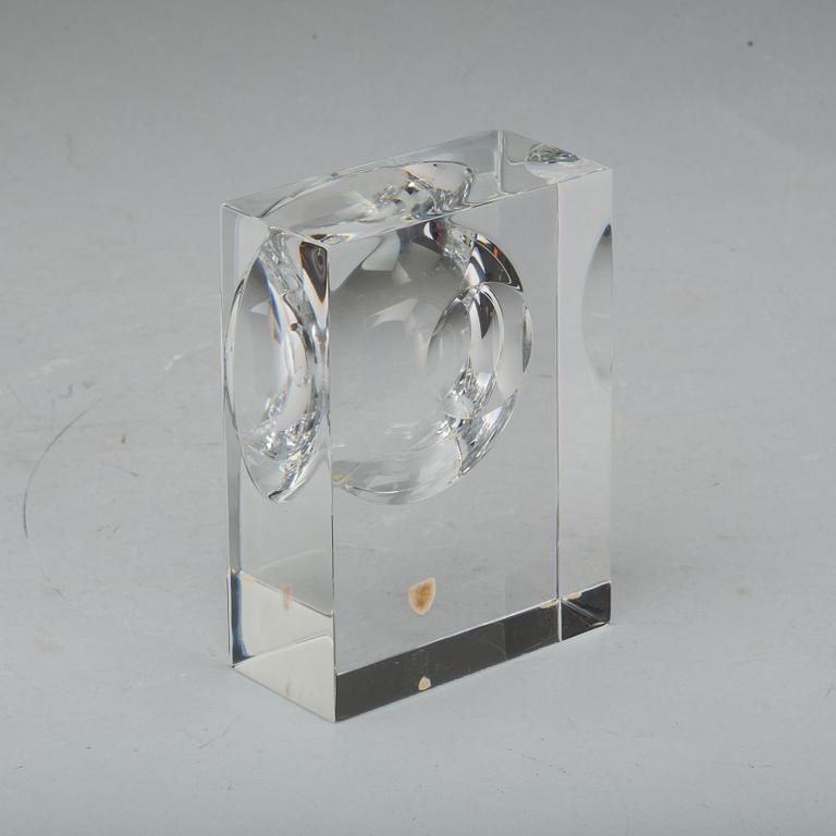 SKULPTUR, glas, Sven Palmqvist, Orrefors Expo, signerad R736.71.