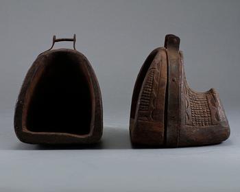STIGBYGLAR, ett par, möjligen Sydamerika, 1800-tal.