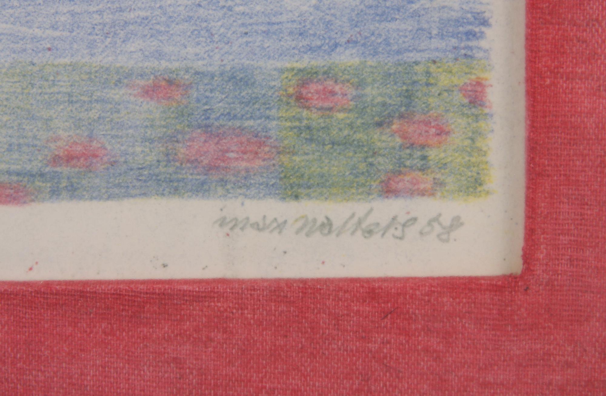 SVANBERG, MAX WALTER. Färglitografier, 2 st, sign o numr 30/100 resp 221/260.