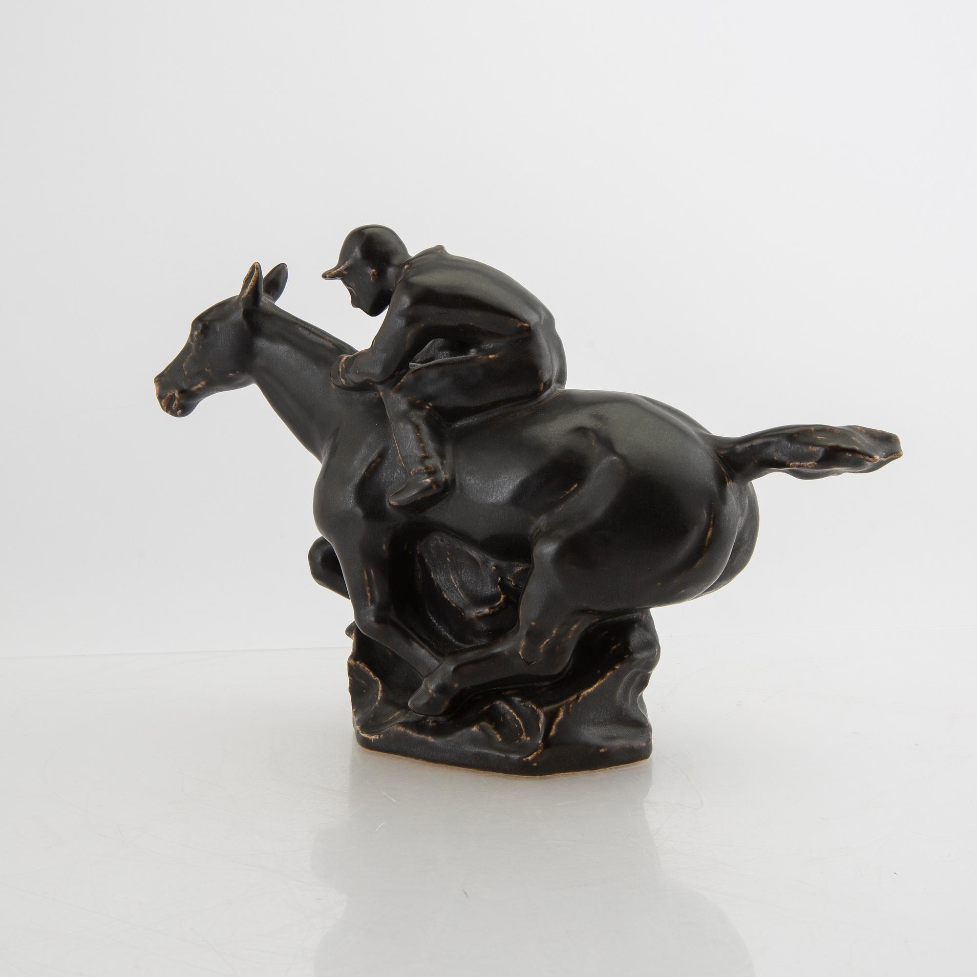 Michael Andersen & son sculpture glazed stoneware Denmark.